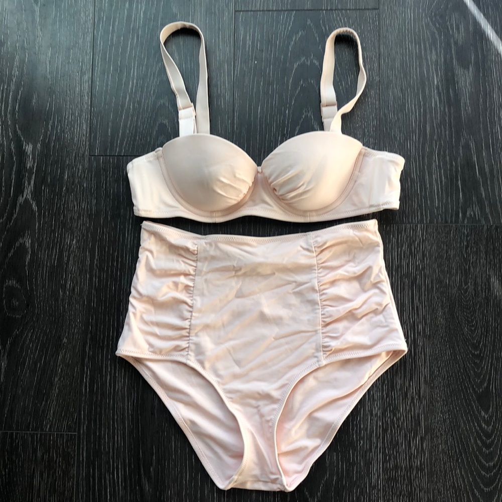 Pink Aerie Swim Set